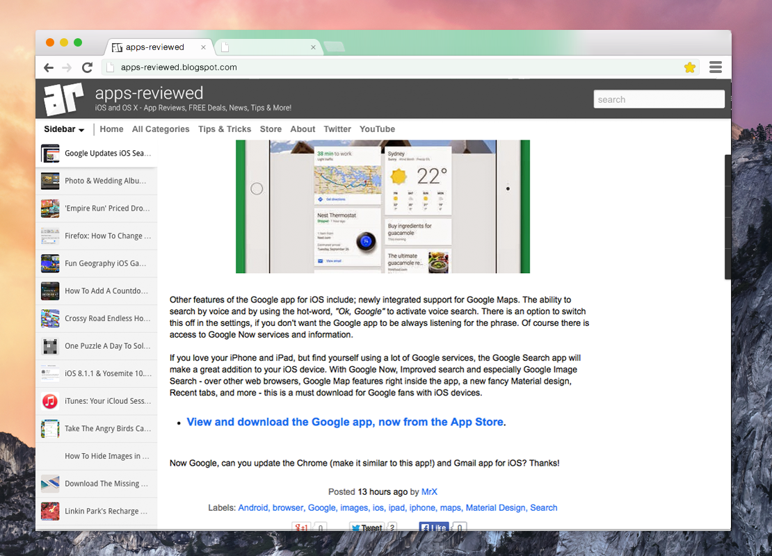 Google Chrome Vs. Firefox For Mac Os X