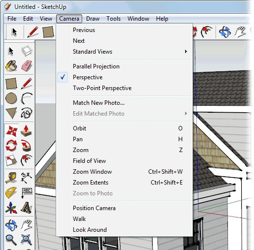 Point sketchup two photo perspective match 2 &
