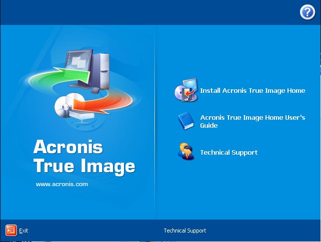 acronis true image home как пользоваться