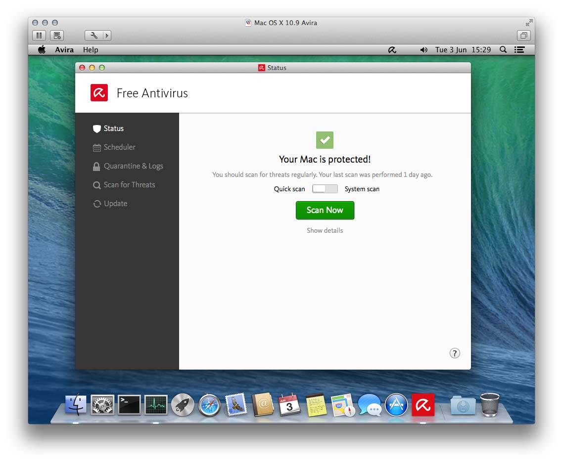 avira free antivirus for mac os x 10.10.5